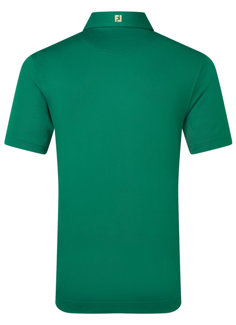 FootJoy Stretch Pique Solid herr polo, field green