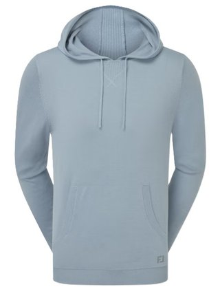 FootJoy drirelease Knit Hoodie herr sweatshirt, chambray