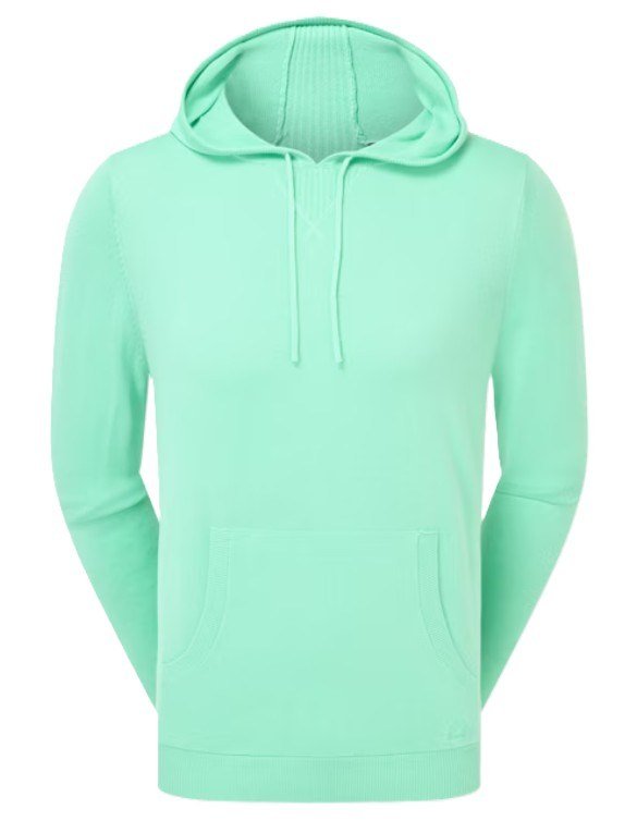 FootJoy drirelease Knit Hoodie herr sweatshirt, sea glass