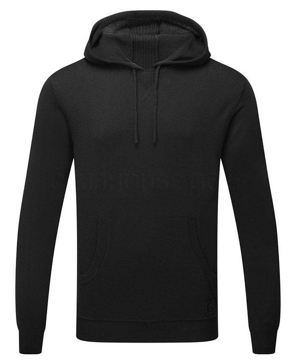 FootJoy drirelease Knit Hoodie herr sweatshirt, svart