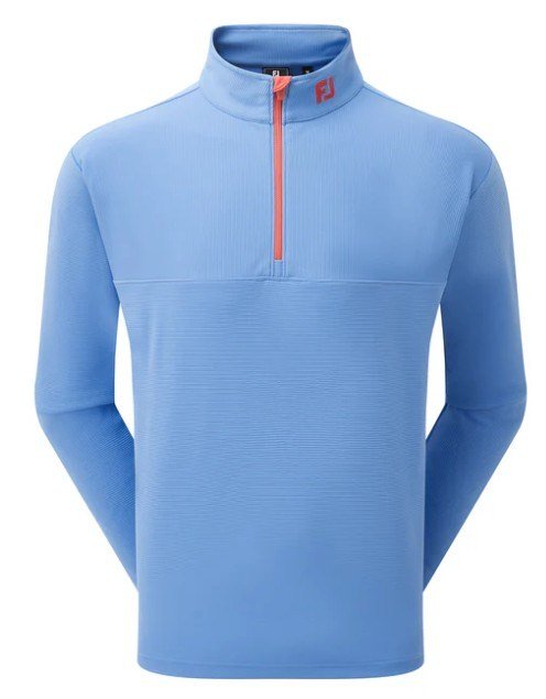 FootJoy Angled Ottoman Chill-Out herr sweatshirt, coastal blue