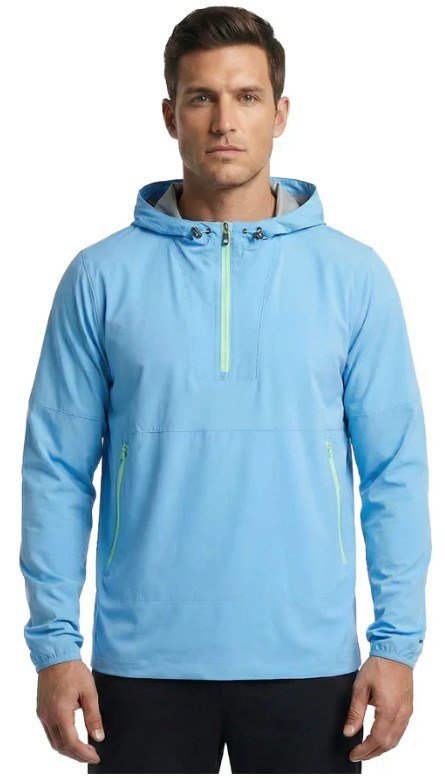 FootJoy HydroLite X Hoodie herr jacka, deep reef/sea glass