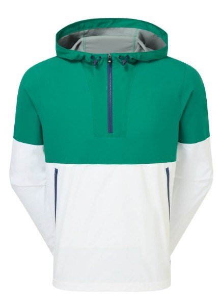 FootJoy HydroLite X Hoodie herr jacka, field green/white