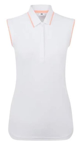 FootJoy Sleeveless dampolo, vit