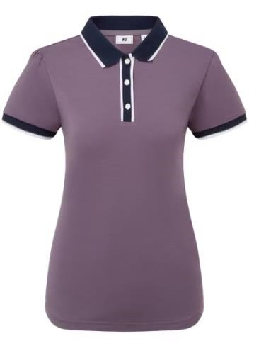 FootJoy Cap Sleeve dampolo, dusty violet/navy