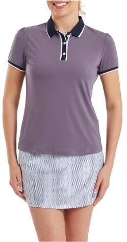 FootJoy Cap Sleeve dampolo, dusty violet/navy