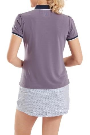 FootJoy Cap Sleeve dampolo, dusty violet/navy