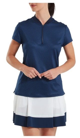 FootJoy Zip Blade dampolo, tonal tile navy print
