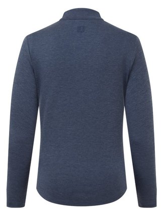 FootJoy 1/4 Zip Blade Collar Midlayer dam sweatshirt, navy/dusty violet/glacial blue