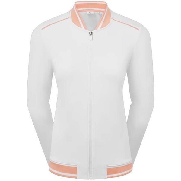 FootJoy Track damjacka, vit/desert peach