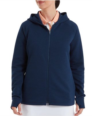 FootJoy Full-Zip Ottoman Hoodie damtröja, navy
