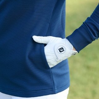 FootJoy Full-Zip Ottoman Hoodie damtröja, navy