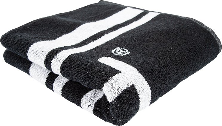 JuCad golf towel XXL Pro 50x100 cm handduk, svart