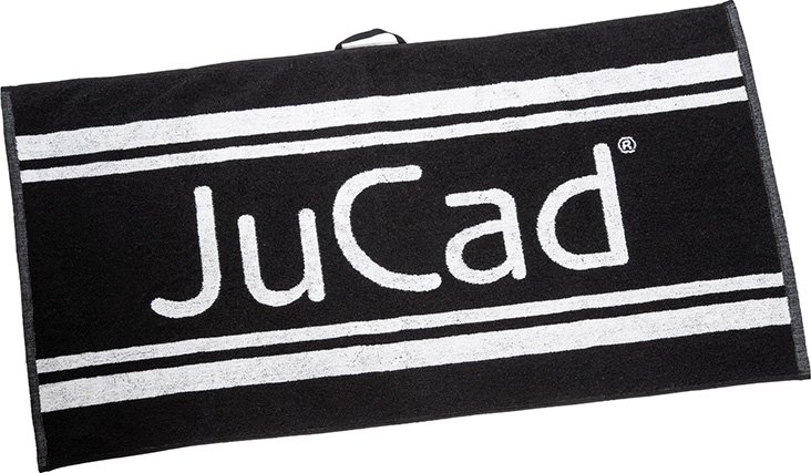 JuCad golf towel XXL Pro 50x100 cm handduk, svart