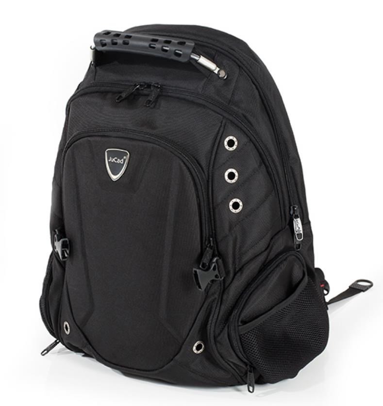 JuCad JuCad backpack with audio pocket bag, black