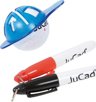 JuCad Ball Marker set tillbehör, flera färger