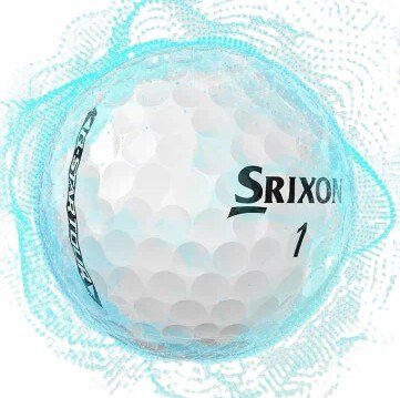 Srixon Q-Star Tour golfbollar, gula