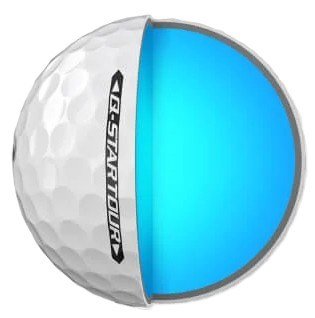 Srixon Q-Star Tour golfbollar, gula