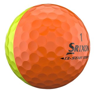 Srixon Q-Star Tour Divide golfbollar, gul/orange
