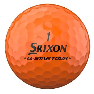 Srixon Q-Star Tour Divide golfbollar, gul/orange