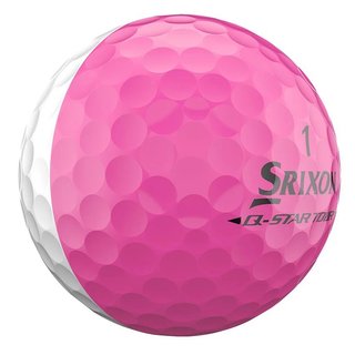 Srixon Q-Star Tour Divide golfbollar, vit/rosa