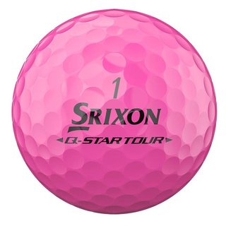 Srixon Q-Star Tour Divide golfbollar, vit/rosa