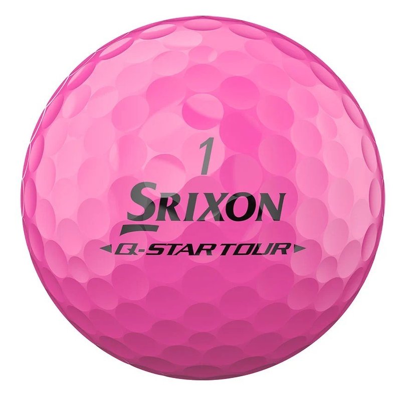 Srixon Q-Star Tour Divide golfbollar, vit/rosa