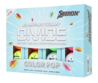 Srixon Q-Star Tour Divide 6 Multi golfbollar, mix färger