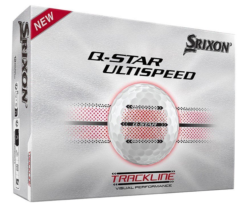 Srixon Q-Star Ultispeed Trackline golfbollar