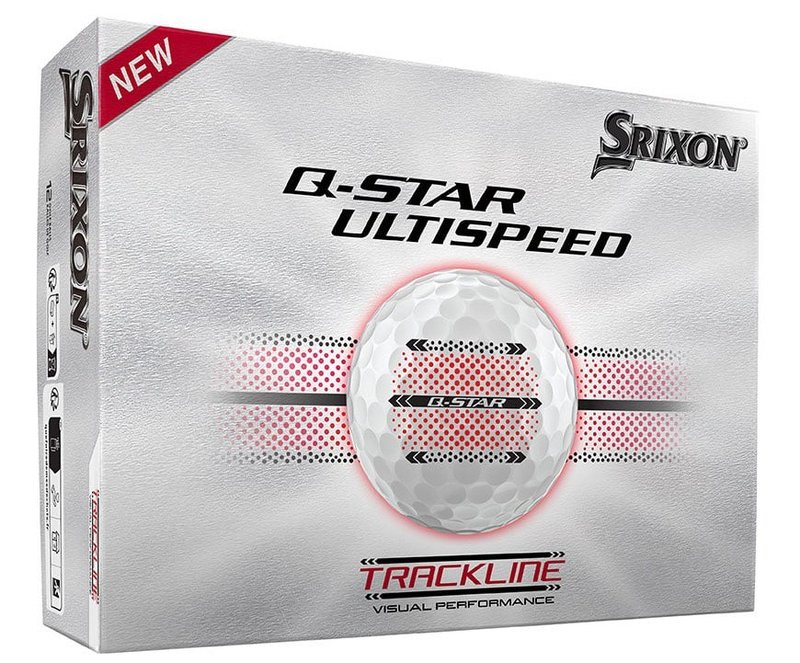 Srixon Q-Star Ultispeed Trackline golfbollar