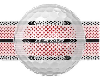 Srixon Q-Star Ultispeed Trackline golfbollar