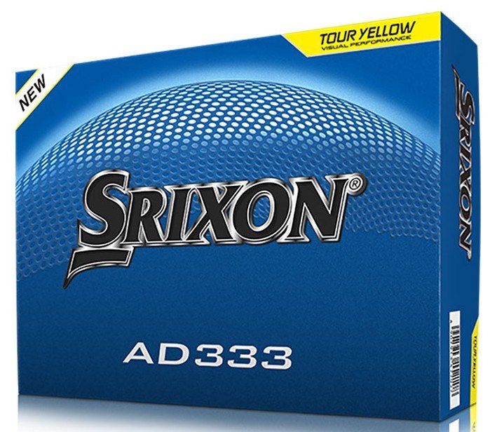 Srixon AD333 golfbollar, gula