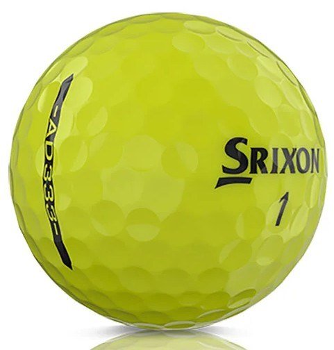 Srixon AD333 golfbollar, gula