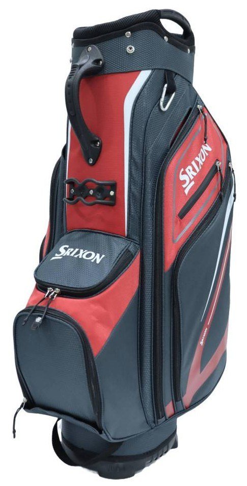 Srixon Friday cart bag, charcoal/red