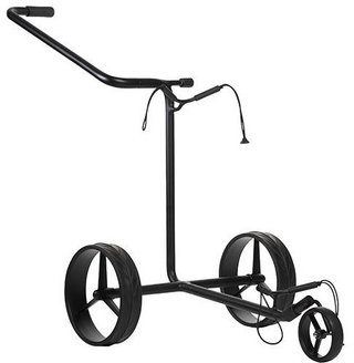 JuStar Black 3-hjulig manuell trolley, matt svart