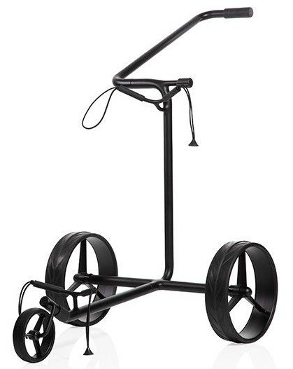 JuStar Black 3-hjulig manuell trolley, matt svart