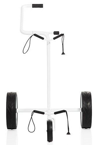 JuStar White 3-Wheeled manuell vagn, shiny white finish