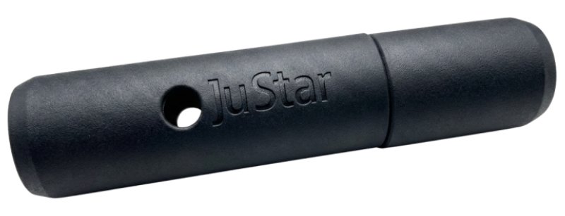 JuStar reservdel gummerat handtag till elektriska trolleys JuStar Titan Classic och JuStar Carbon Light, svart