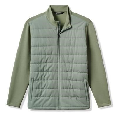 Travis Mathew Point of Sail Full-Zip herr jacka, sea spray