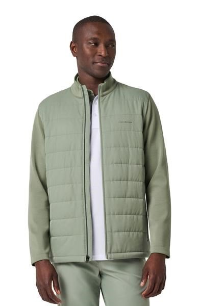 Travis Mathew Point of Sail Full-Zip herr jacka, sea spray