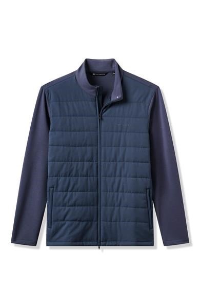 Travis Mathew Point of Sail Full-Zip herr jacka, mood indigo