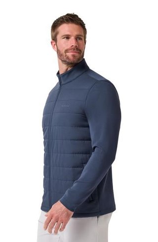 Travis Mathew Point of Sail Full-Zip herr jacka, mood indigo
