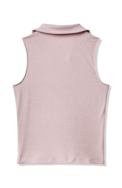 Travis Mathew Skyloft Light Sleeveless dampolo, heather violet ice
