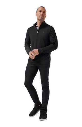 Travis Mathew Heater Pro 1/4Zip herr sweatshirt, svart