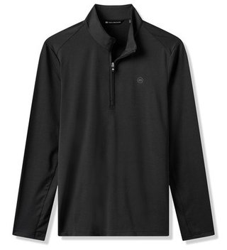 Travis Mathew Heater Pro 1/4Zip herr sweatshirt, svart