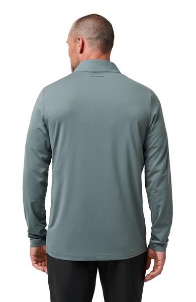 Travis Mathew Heater Pro 1/4Zip herr sweatshirt, balsam green