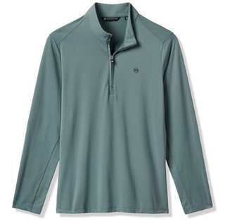 Travis Mathew Heater Pro 1/4Zip herr sweatshirt, balsam green