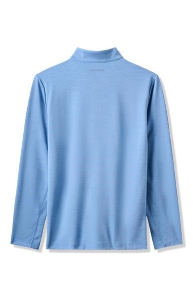 Travis Mathew Heater Pro 1/4Zip herr sweatshirt, pacific coast