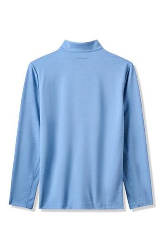 Travis Mathew Heater Pro 1/4Zip herr sweatshirt, pacific coast