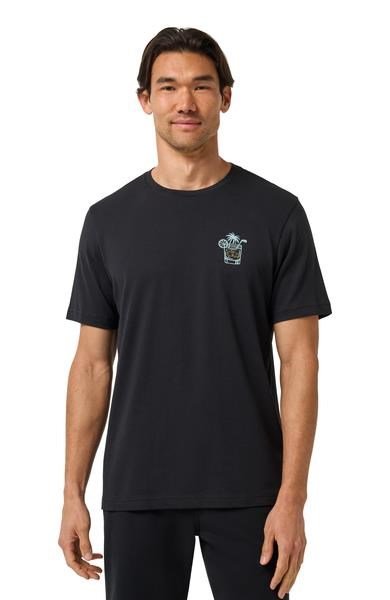 Travis Mathew Beverage Cart Tee herr t-shirt, svart